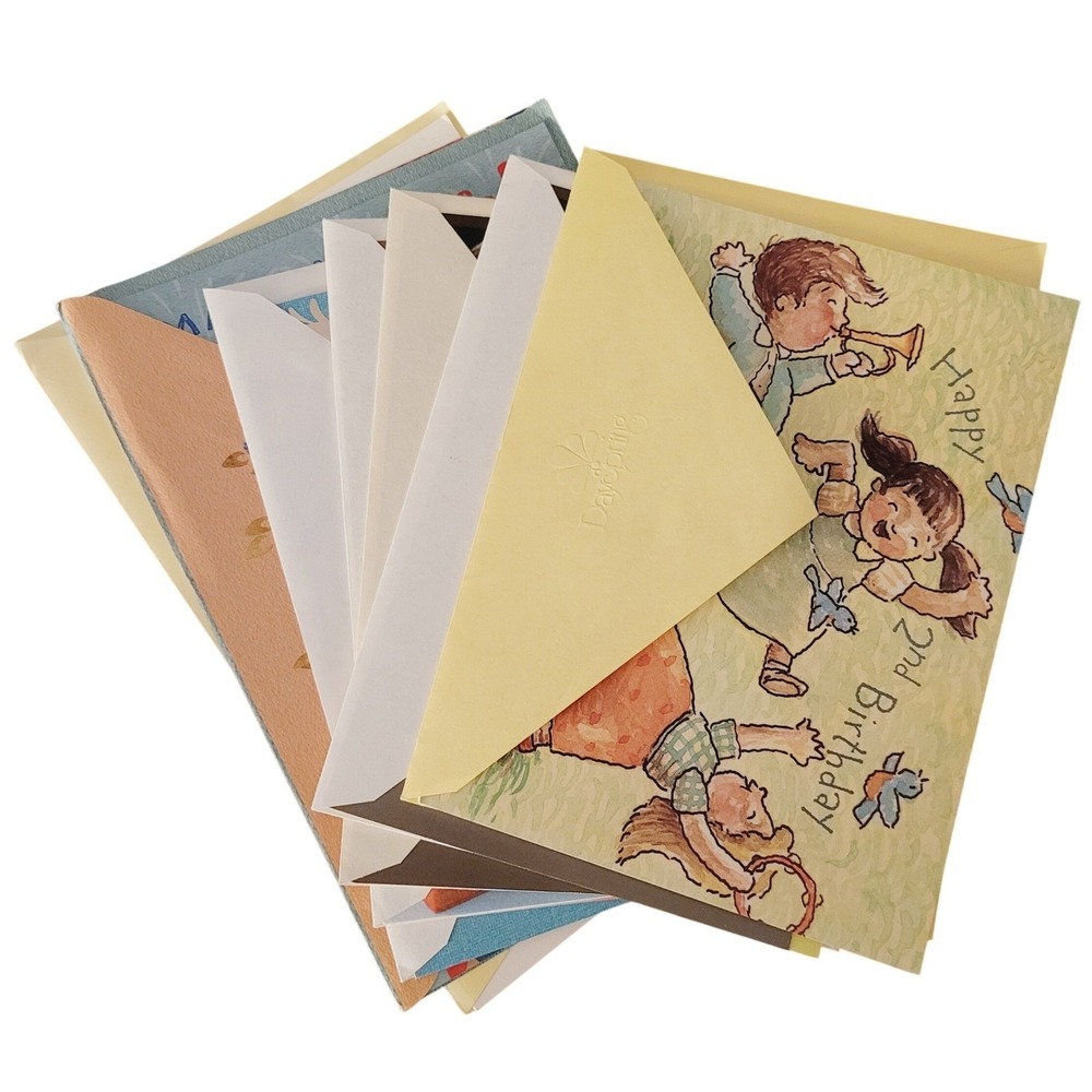 7 Assorted Birthday Cards Envelopes Religious Dayspring NEW Pastor‎ Vintage Y2K